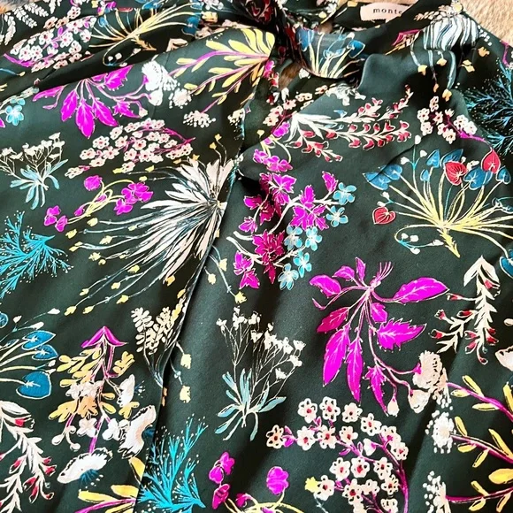 Monteau long sleeve blouse choker collar/bell sleeves Sz Juniors XL fits… - Picture 6 of 9